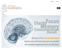 Tablet Screenshot of antiaging-nootropics.com